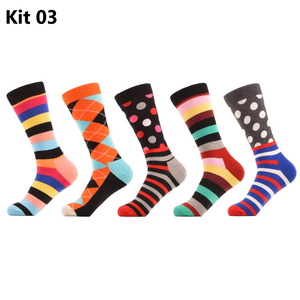 kit Colorful 5 pares - By Time  Shop